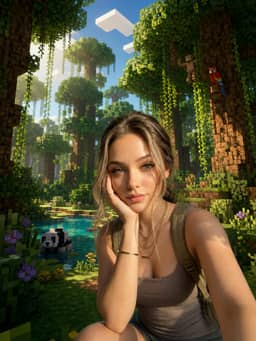 Minecraft селфі
