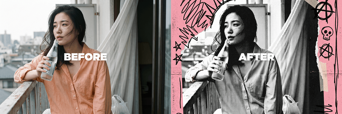 Punk Zine Collage